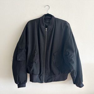 Alo Yoga It Girl Bomber Jacket in Black